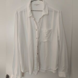 beachlunchlounge White Casual Button Down Shirt